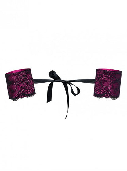 Menottes Roseberry - Noir et Fuchsia OBSESSIVE