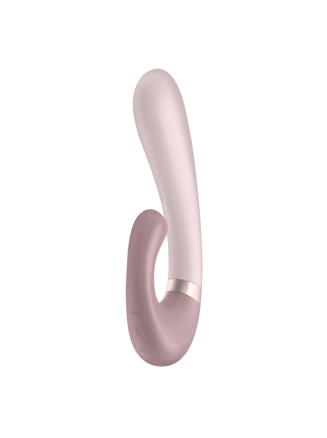 Stimulateur clitoridien et Vibromasseur point G Satisfyer Heat Wave Connect App - Mauve SATISFYER