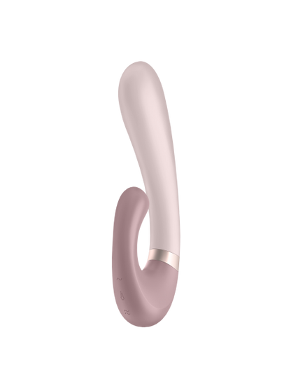 Stimulateur clitoridien et Vibromasseur point G Satisfyer Heat Wave Connect App - Mauve SATISFYER