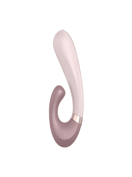 Stimulateur clitoridien et Vibromasseur point G Satisfyer Heat Wave Connect App - Mauve SATISFYER