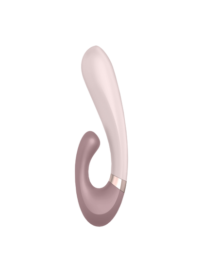 Stimulateur clitoridien et Vibromasseur point G Satisfyer Heat Wave Connect App - Mauve SATISFYER