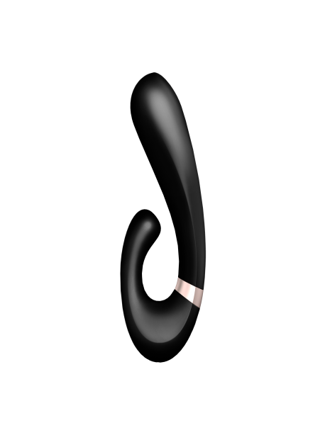 Stimulateur clitoridien et Vibromasseur point G Satisfyer Heat Wave Connect App - Noir SATISFYER