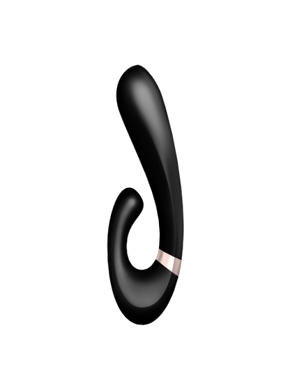 Stimulateur clitoridien et Vibromasseur point G Satisfyer Heat Wave Connect App - Noir SATISFYER