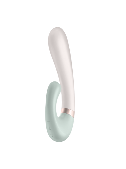 Stimulateur clitoridien et Vibromasseur point G Satisfyer Heat Wave Connect App - Vert clair SATISFYER