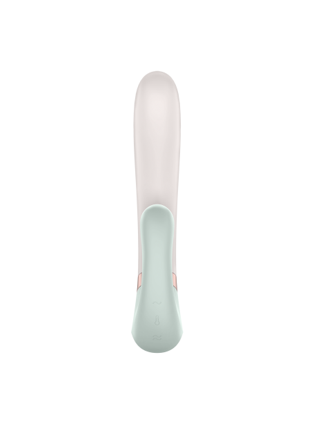 Stimulateur clitoridien et Vibromasseur point G Satisfyer Heat Wave Connect App - Vert clair SATISFYER