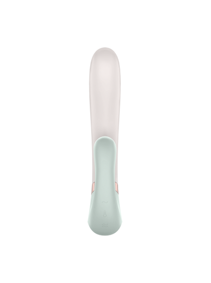 Stimulateur clitoridien et Vibromasseur point G Satisfyer Heat Wave Connect App - Vert clair SATISFYER