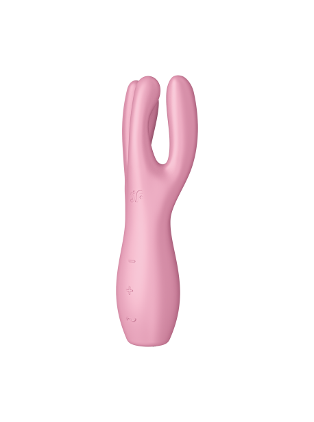 Stimulateur clitoridien et Vibromasseur point G Satisfyer Threesome 3 - Rose  ou Vert /bleu SATISFYER