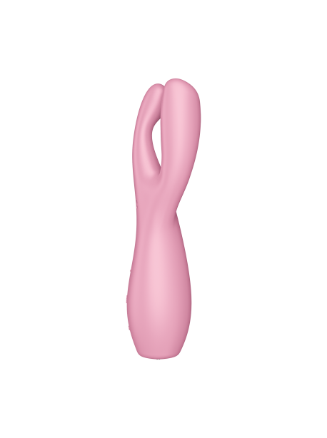 Stimulateur clitoridien et Vibromasseur point G Satisfyer Threesome 3 - Rose  ou Vert /bleu SATISFYER