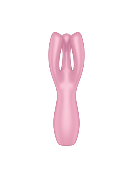 Stimulateur clitoridien et Vibromasseur point G Satisfyer Threesome 3 - Rose  ou Vert /bleu SATISFYER