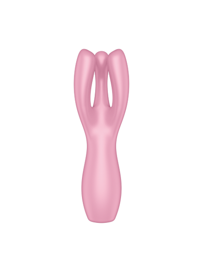 Stimulateur clitoridien et Vibromasseur point G Satisfyer Threesome 3 - Rose  ou Vert /bleu SATISFYER