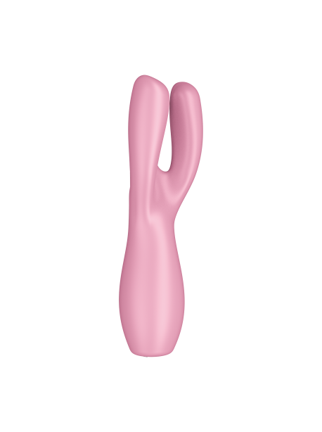 Stimulateur clitoridien et Vibromasseur point G Satisfyer Threesome 3 - Rose  ou Vert /bleu SATISFYER