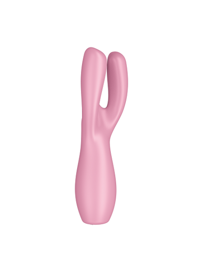 Stimulateur clitoridien et Vibromasseur point G Satisfyer Threesome 3 - Rose  ou Vert /bleu SATISFYER