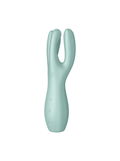 Stimulateur clitoridien et Vibromasseur point G Satisfyer Threesome 3 - Rose  ou Vert /bleu SATISFYER