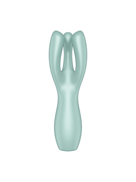 Stimulateur clitoridien et Vibromasseur point G Satisfyer Threesome 3 - Rose  ou Vert /bleu SATISFYER