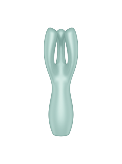 Stimulateur clitoridien et Vibromasseur point G Satisfyer Threesome 3 - Rose  ou Vert /bleu SATISFYER