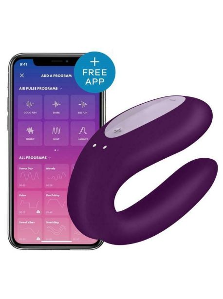 Stimulateur connecté pour couple Satisfyer Double Joy