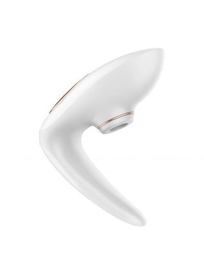 Stimulateur vibromasseur Satisfyer Pro 4 Couples - Blanc et Or rose