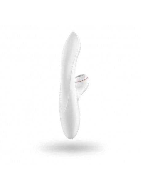 Stimulateur vibromasseur Satisfyer Pro G-Spot Rabbit - Blanc et Or rose