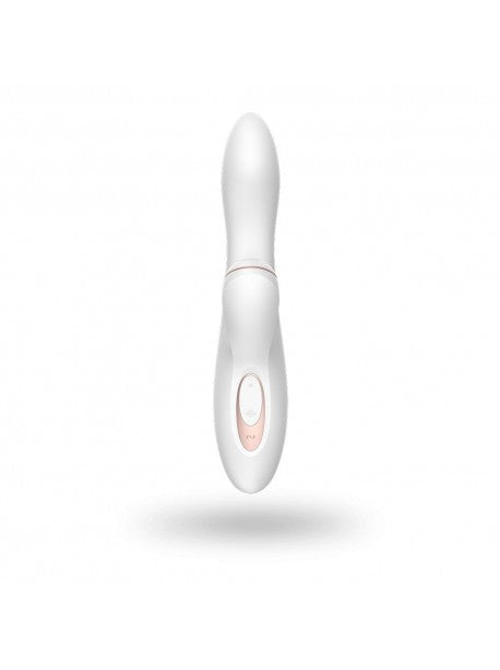 Stimulateur vibromasseur Satisfyer Pro G-Spot Rabbit - Blanc et Or rose