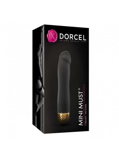 Vibromasseur Dorcel Must Mini 12,5 cm - Noir et Or DORCEL