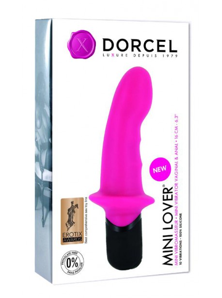 Vibromasseur Dorcel Mini Lover 15,5 cm - Rose