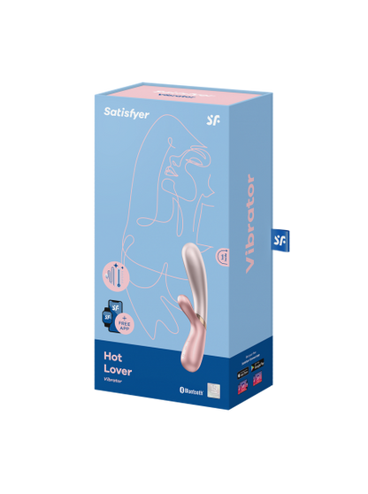 Vibromasseur Rabbit chauffant Satisfyer Hot Lover Pink SATISFYER