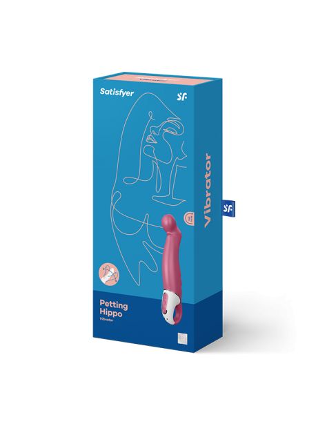 Vibromasseur Satisfyer Vibes Petting Hippo - Rose