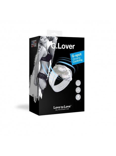 Cockring G-Lover L2L - Blanc Love To Love