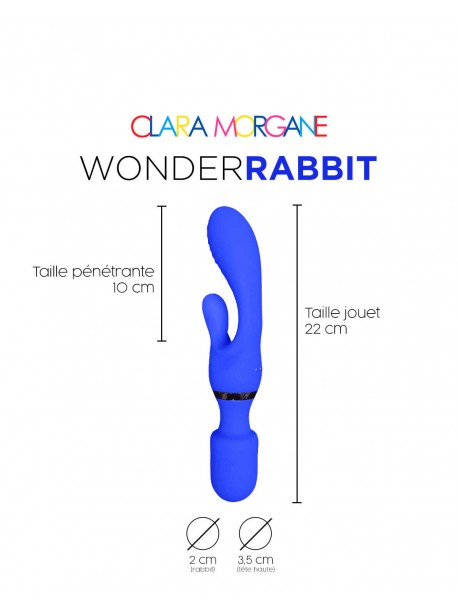 Wonder Rabbit - Rose, Noir ou Bleu CLARA MORGANE