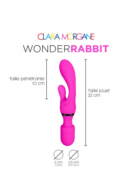 Wonder Rabbit - Rose, Noir ou Bleu CLARA MORGANE